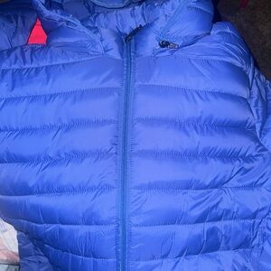 Women's Bold Blue Puffer Jacket